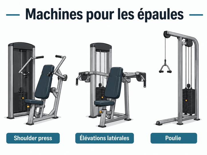 machines epaules