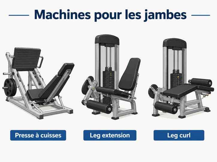 machines jambes