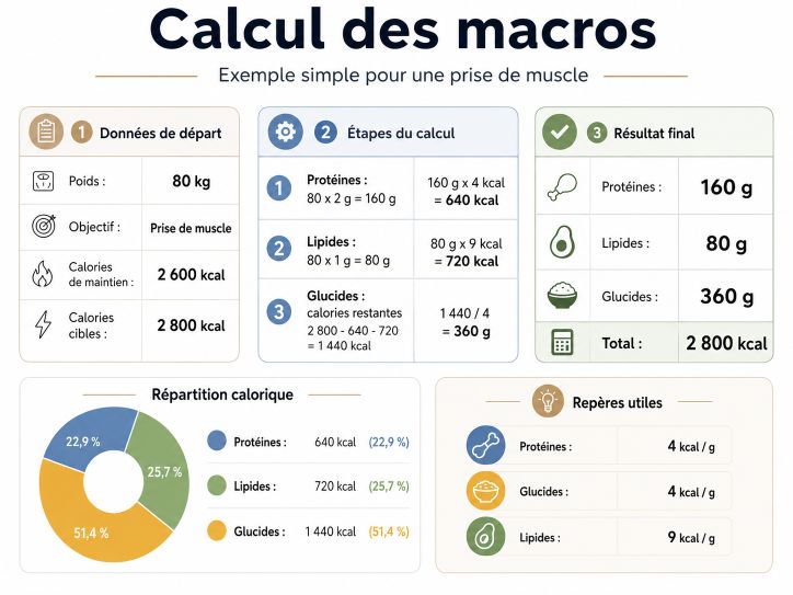 Example macro calculation