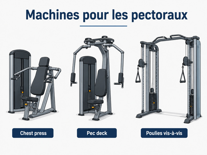 machines pectoraux