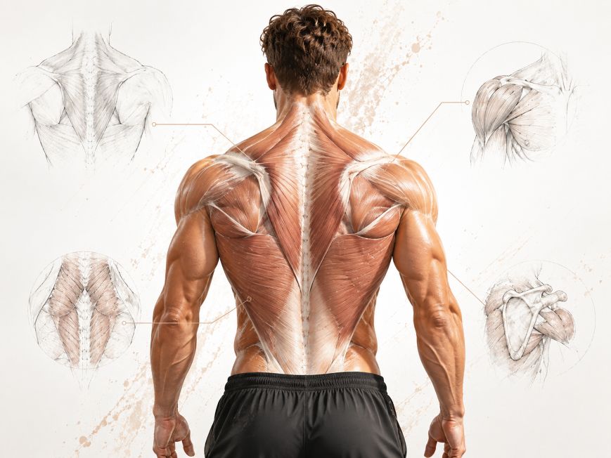 Les muscles du dos