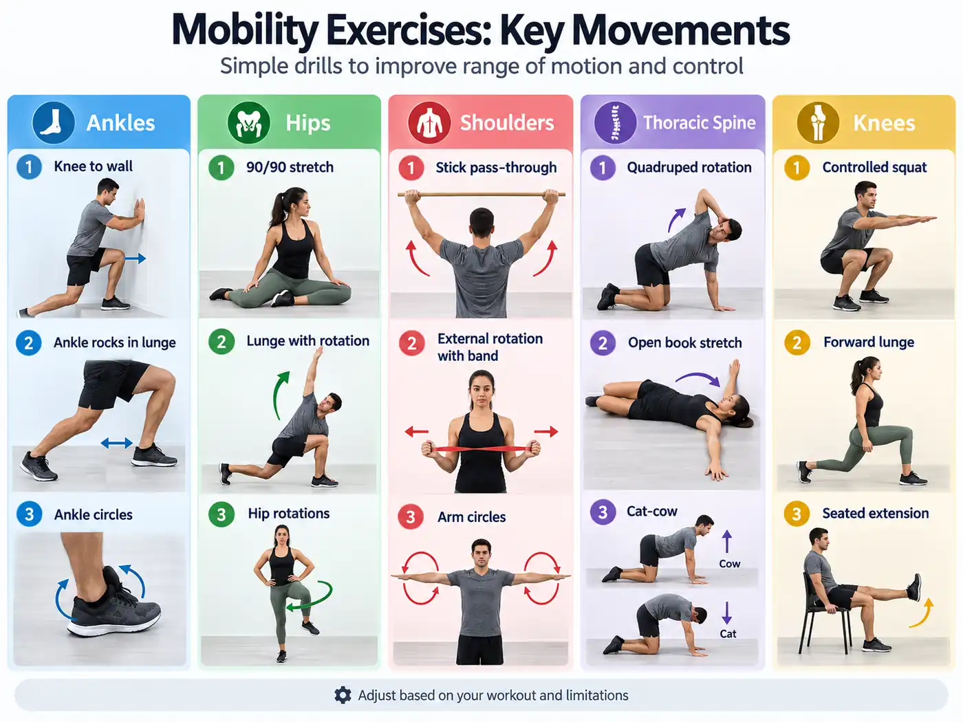 The main mobility exercises