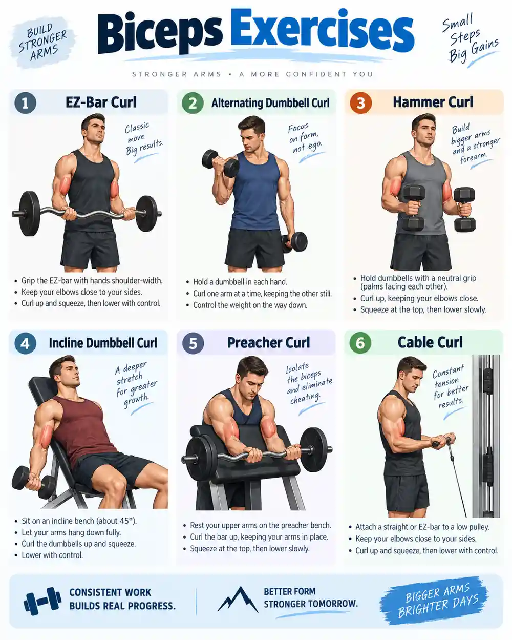 exercises to build the biceps