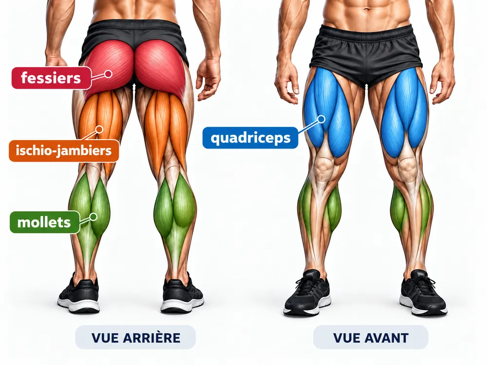 anatomie des muscles des jambes