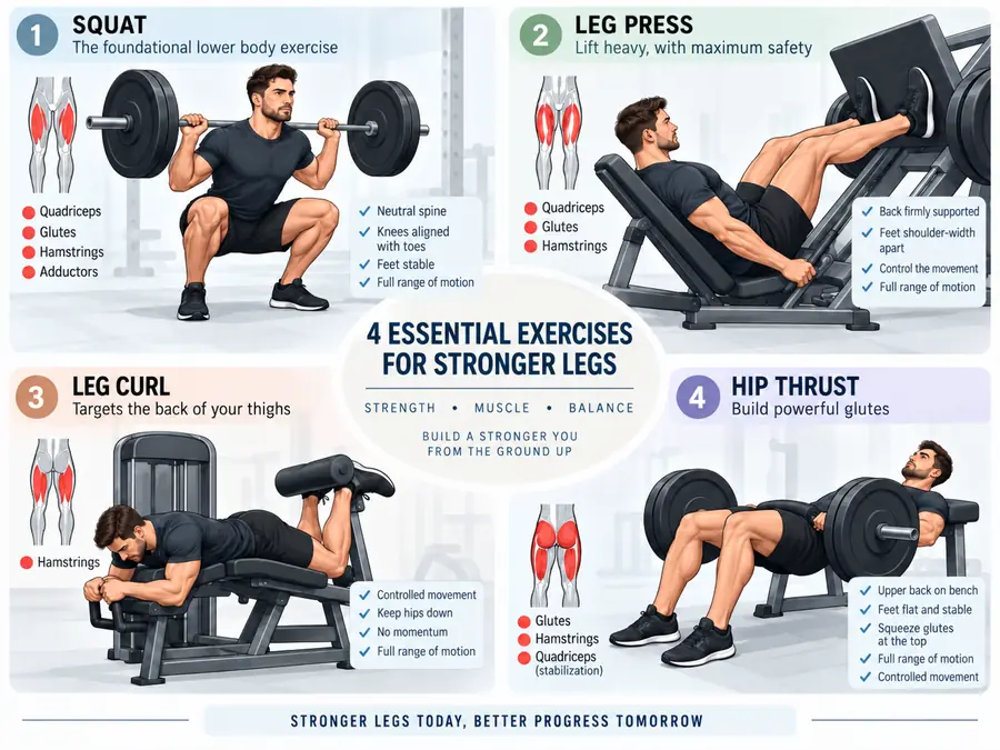 Exercises to build leg muscle